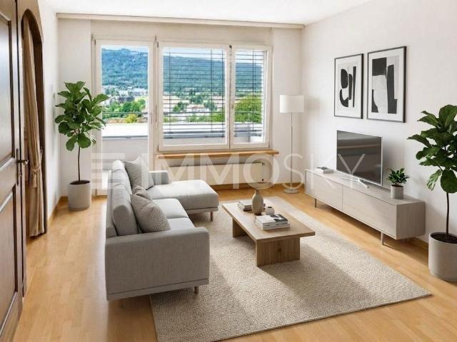 Light flooded cozy apartment with a beautiful view