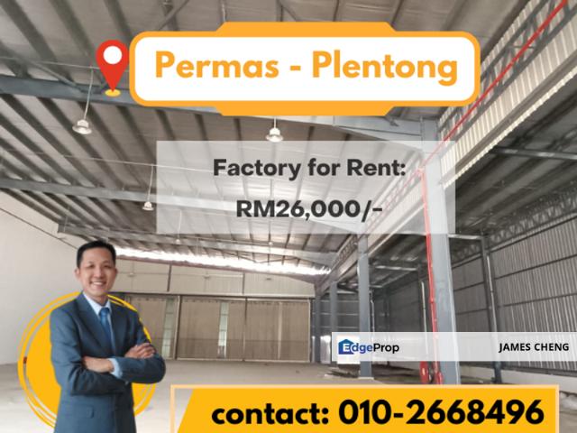 Light Industry Factory at Permas Plentong For Rent