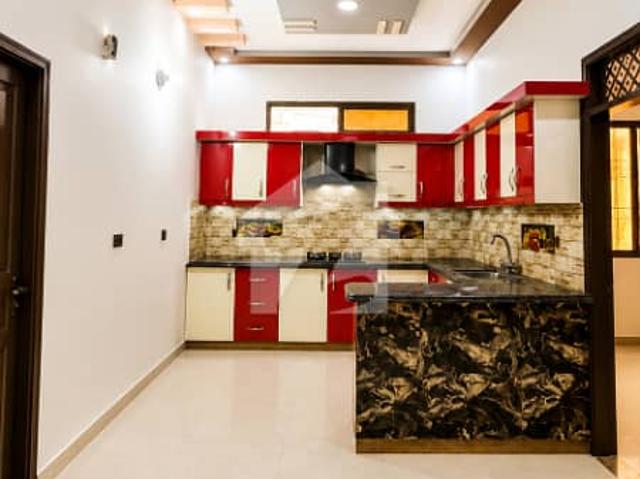 Likely Brand New Leased 40 FT West 120 Sq. Yd Ground+1 House For Sale At Rufi Spring Flower Near By Kaneez Fatima Society OPP Zainab Super Market Sector 16A Scheme 33 KHI