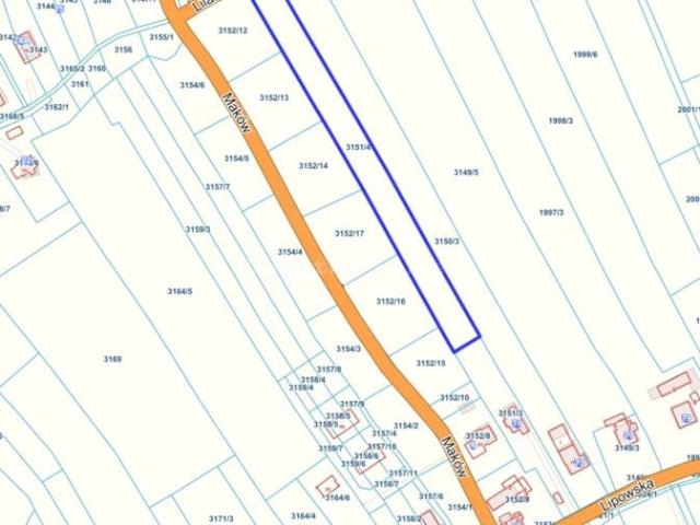 Lilaków 3 700 m², Lipowa