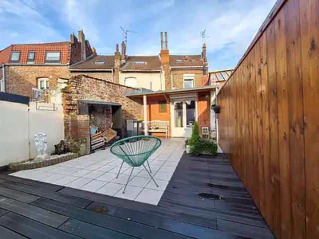 Lille 59160 Achat / Vente maison 6 pièces t6 terrasse