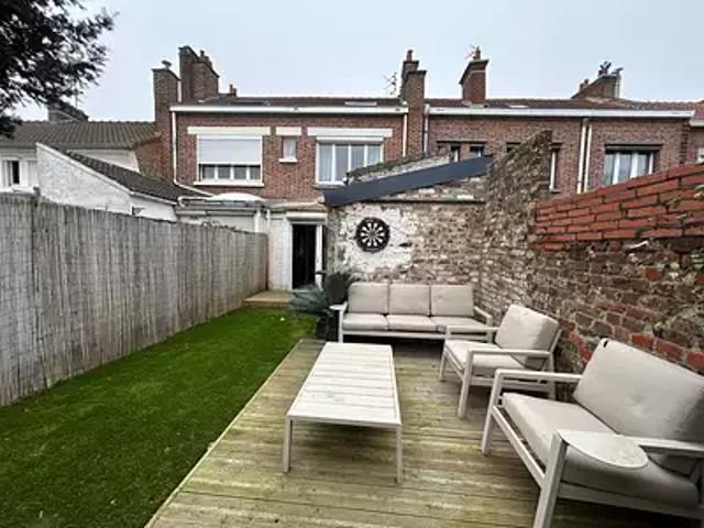 Lille 59160 Location maison 4 pièces t4 terrasse