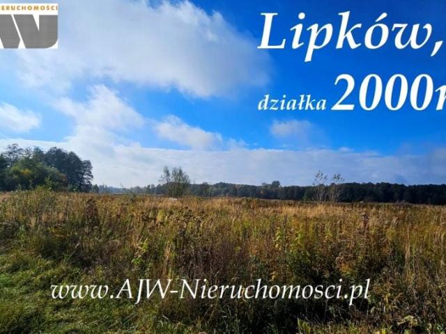 Lipków 2 000 m², Lipków