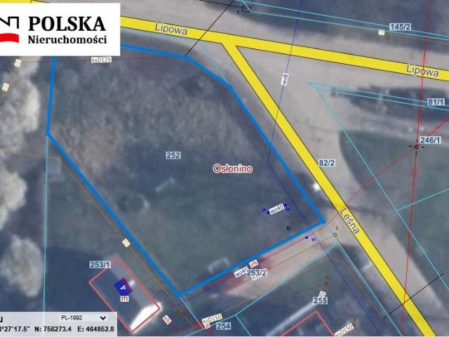 Lipowa 1 048 m², Osłonino