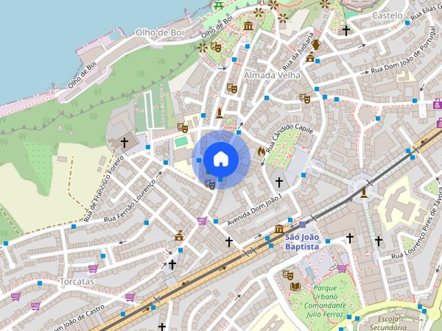 Lisbon South Hostel no centro de Almada
