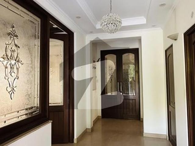 Live In Luxury With The Best View In The Phase 6 Available For Rent The Stunning Ground Floor & Basement Of A Premium 1 Kanal House, Directly Facing A Green Park In DHA Phase 6