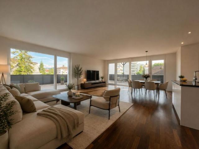 Living above the rooftops of Arbon – Attic with a wide view