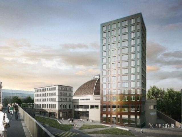 Living in the Markthallen Tower in the immediate vicinity of the train station