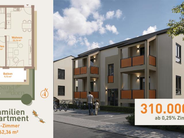 Living Sanddorn Erstbezug! kaufen günstiger als mieten, hochwertiges und energieeffizientes Wohnen
