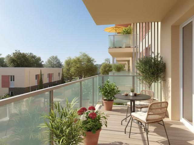 LIVRAISON RAPIDE T3 TRAVERSANT AVEC TERRASSE ET PARKING PROCHE COMMODITÉS 3 pièces, 63 m²