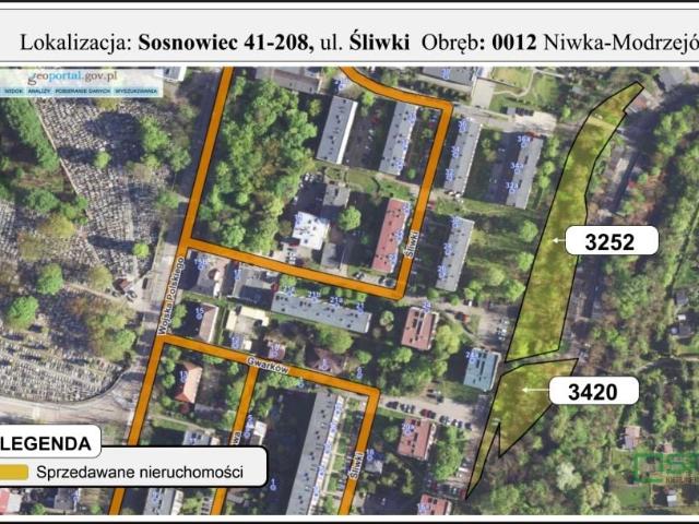 Śliwki 5 290 m², Sosnowiec