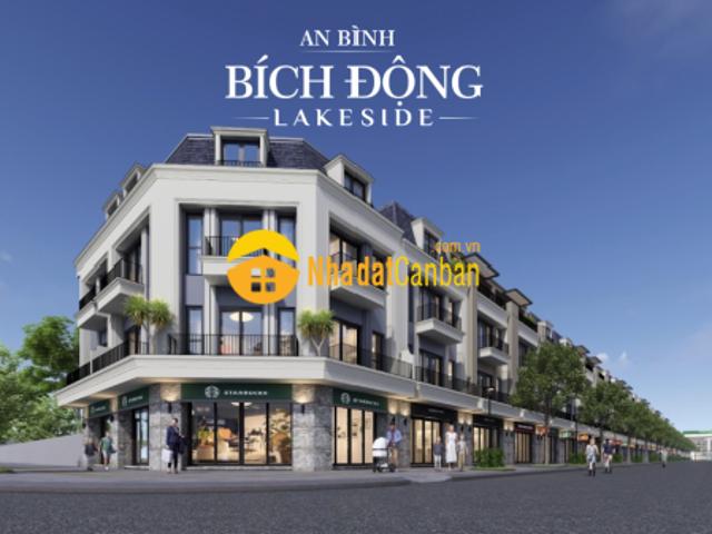 Lô góc liền kề bích động lakeside 111m² mt 6m trục 22m giá 70 triệum²