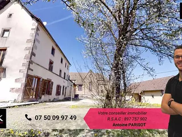 Lomont 70200 Achat / Vente maison 11 pièces t11 terrasse parking