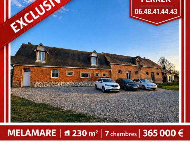 longere Melamare 8 pièce s 230 m2 avec activité chambres d'hôtes