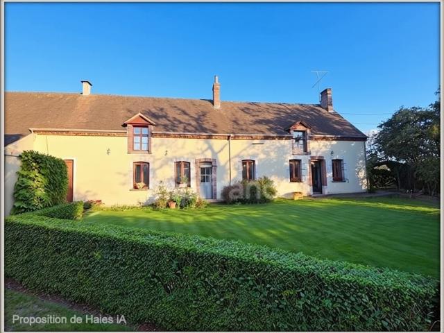 Longère à vendre 207 m² – Terrain 1 200 m² – Amilly 45 passion Cheval, 5 chambres, espace jaccuzi, tranquillité, campagne