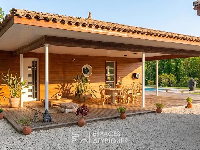 Longère contemporaine à ossature bois 223 m² 223m² Bagnols en Forêt