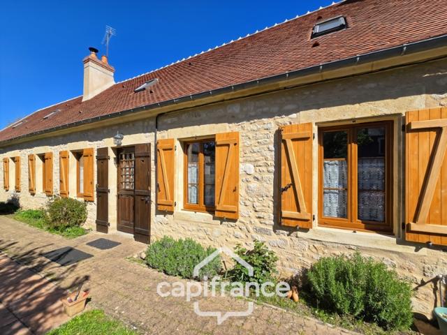 Longère de charme 123 m² – plain pied à Prémery 58 – évolutive + terrain et dépendances