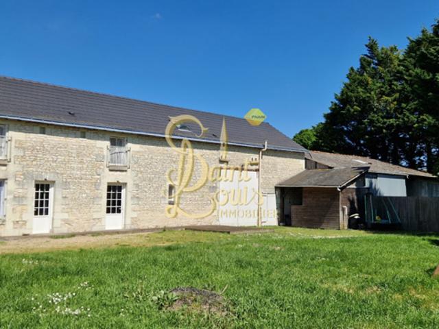 LONGERE DE 3/4 CHAMBRES GRANGE ET JARDIN