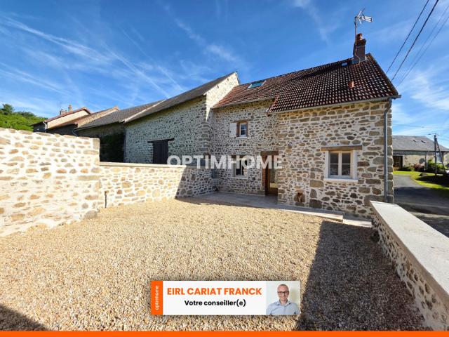 LONGÈRE EN PIERRE DE 90 M² AVEC DÉPENDANCES, L’ENSEMBLE SUR 921 M² DE TERRAIN CLOS