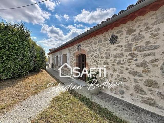 Longère familiale avec piscine 12 x 6 – 10 minutes de Lavaur – Terrain de 2 500 m²