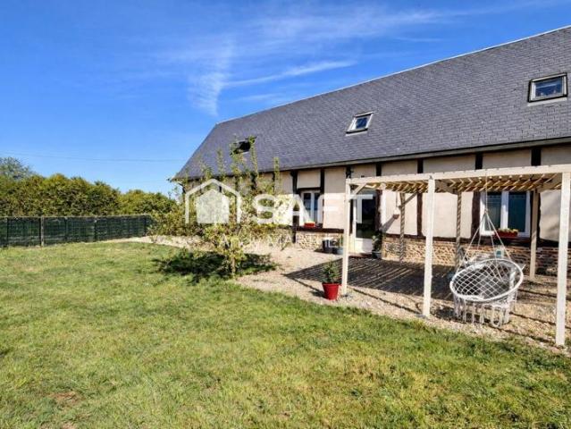 Longère 157m² 5 chambres dépendances aménagées terrain 2595m²