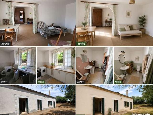 Longère 2 pièces 60 m²