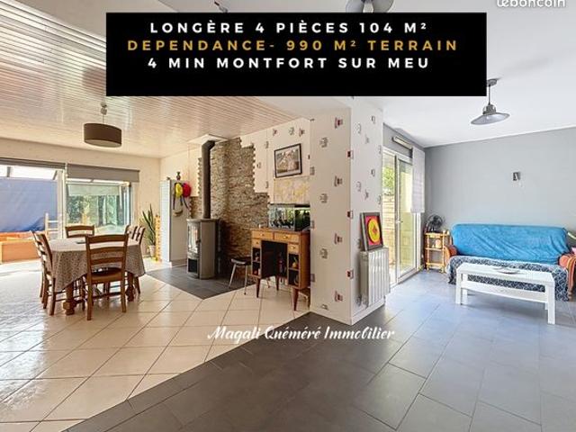 Longère 4 pièces 104 m²