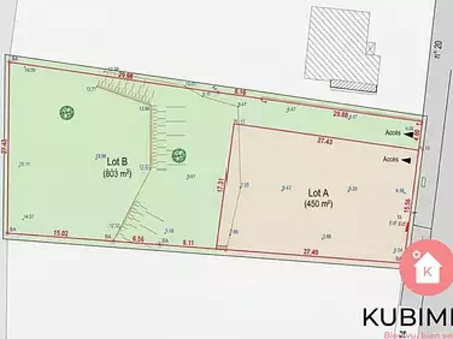 Longeville sur Mer 85560 Achat / Vente terrain