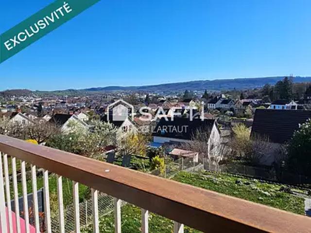 Lons le Saunier 39000 Achat / Vente maison 4 pièces t4 terrasse balcon