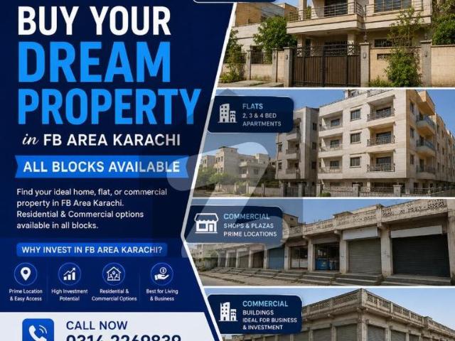 Looking for Property in FB Area? We Have Listings in Every Block! Federal B Area