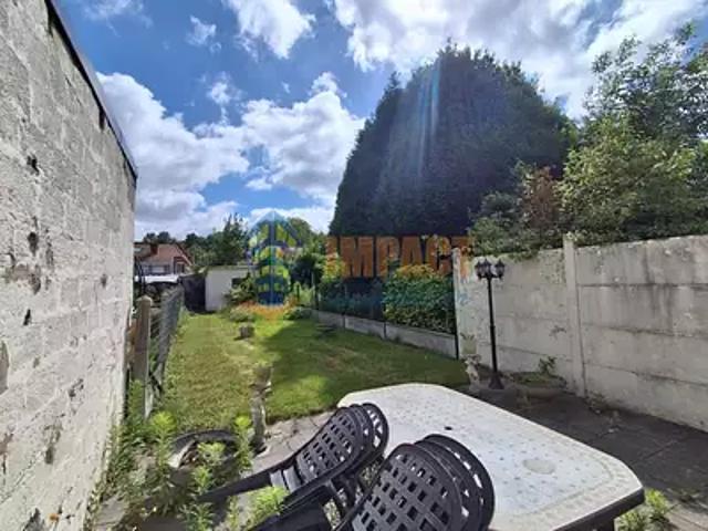 Loos 59120 Achat / Vente maison 4 pièces t4 jardin cave