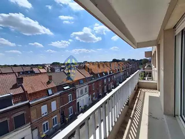 Loos 59120 Achat / Vente appartement 3 pièces t3 au dernier étage balcon