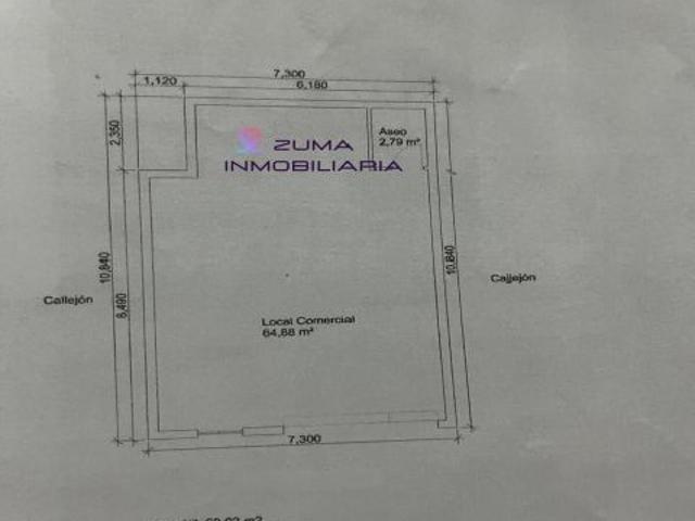 LOCAL COMERCIAL 80M2 EN ZONA CARLOS HAYA