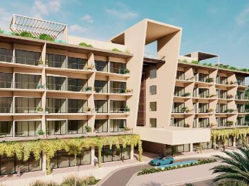 Local comercial a 3 minutos de la playa, en edificio de condominios, pre constru