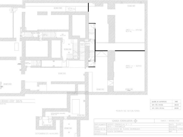 Local comercial en alquiler en calle De Fontanella, Barcelona, de 653 m² 1 habitación por 34.000