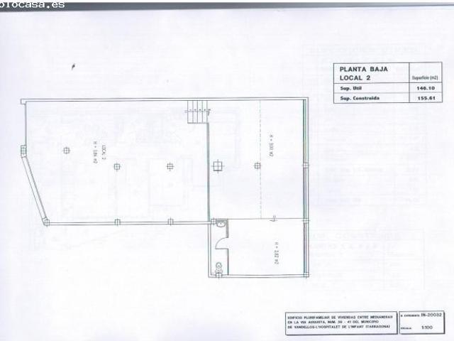 LOCAL COMERCIAL EN PLENO CENTRO DE HOSPITALET DE L´INFANT