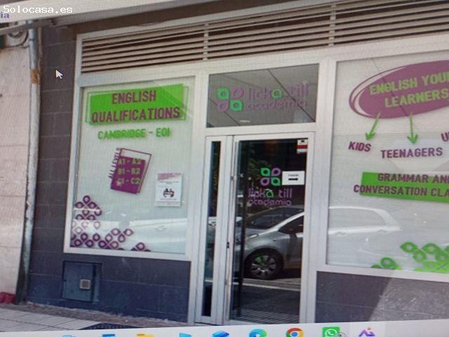 Local comercial preparado como centro de estudios o despacho comercial