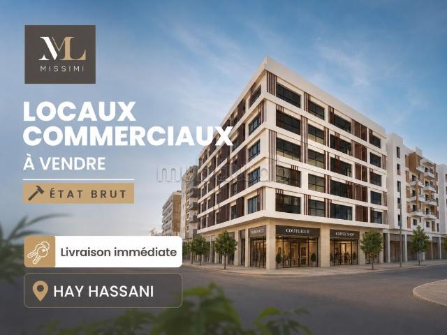 Local commercial à vendre à Hay Hassani. Superficie 224 m²
