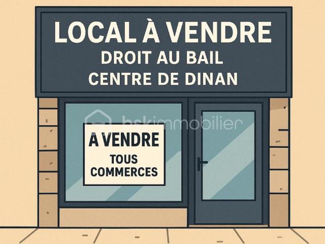 Local Commercial à Vendre – Dinan Centre Droit au Bail –