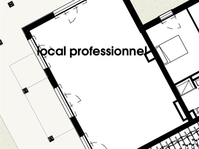 Local commercial bureaux 75m² Sanguinet
