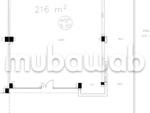 Local commercial de 462m2 à la location – Darb Bouazza