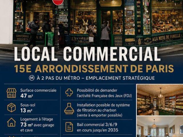 Local commercial 123 m²