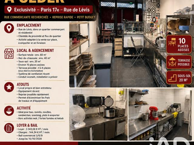Local commercial 40 m²