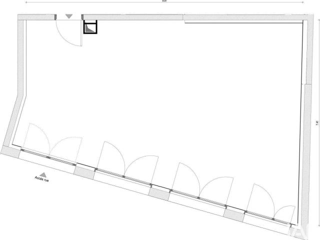 Local commercial 59 m²