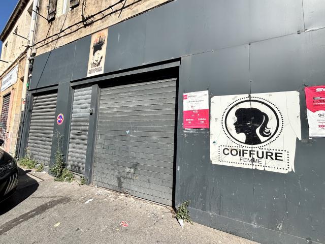 Local commercial 60m2 avec vitrines Secteur Belle de Mai
