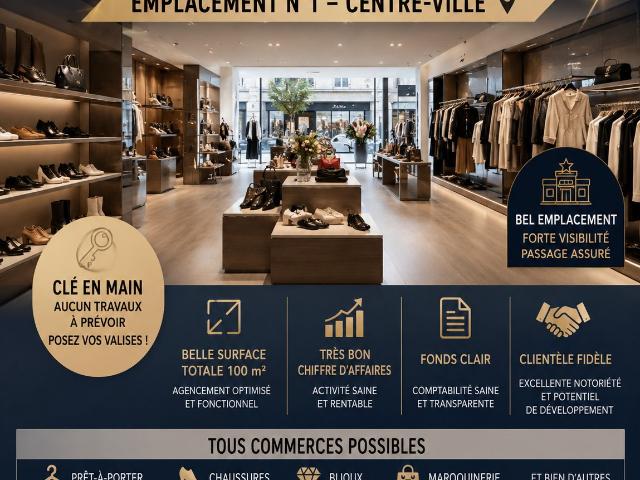 Local commercial 95 m²