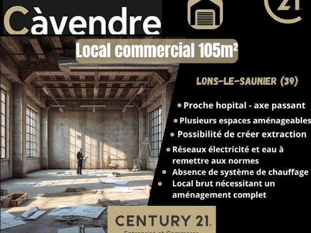 Local d'activité à vendre Lons le Saunier Proche hôpital