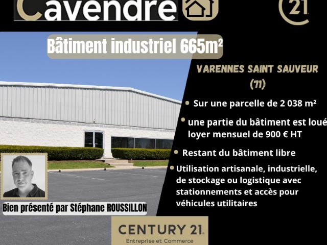 Local d'activité à vendre Varennes Saint Sauveur Bail commercial en place