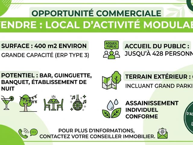 Local d'activité ERP catégorie 3