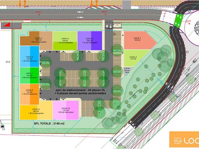 Local d'activité neuf à vendre Fonsorbes Secteur Ouest Toulouse
